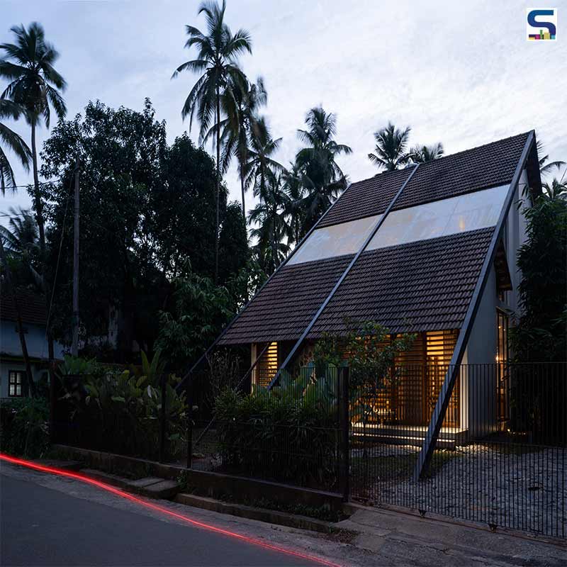 Dramatic Roofline Shelters this House from Harsh Summer, Torrential Rain | House of Noufal