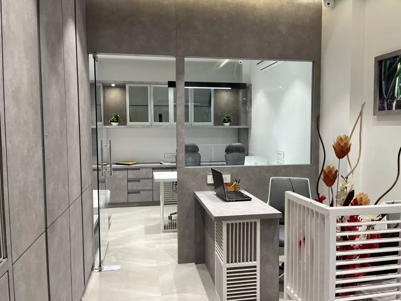 Vastu Compliant Workspace that is Aesthetic and Functional | Sadhana Associates and Interiors