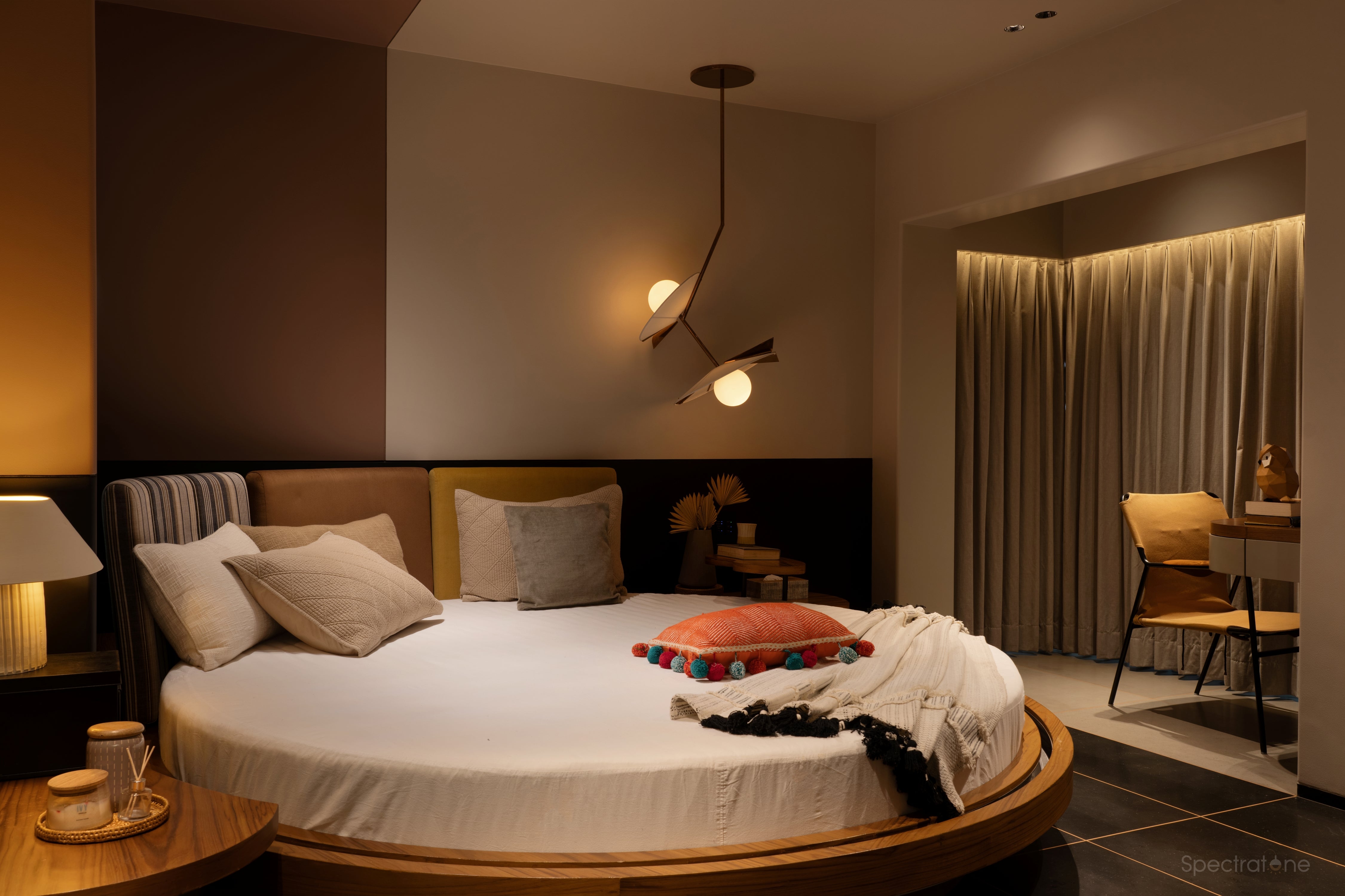 Lafit Lighting Turned a Minimalist Hermes Home in Mumbai into a Cozy, Warm Retreat